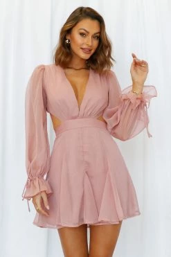 Hello Molly Cosmos Calling Dress Pink