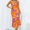Hello Molly Flower Picking Maxi Dress Orange Day Dresses