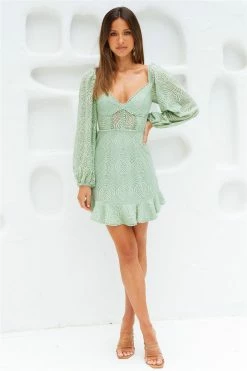 Hello Molly Forest Fairies Dress Green