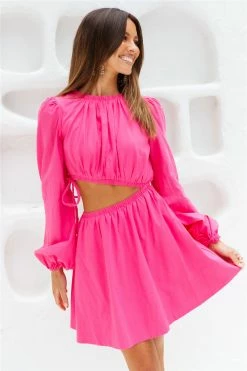 Hello Molly Graceful Lives Dress Pink