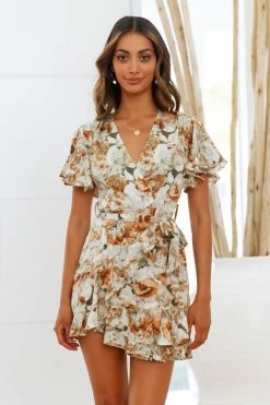 Hello Molly Sweetness Of Mine Dress Sage Floral Dresses