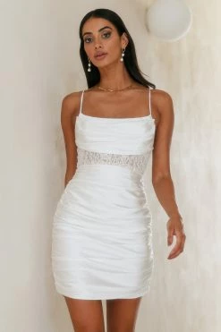 Hello Molly Enter Rush Hour Dress White