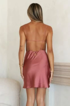 New π₯ HELLO MOLLY Effervescent Vibes π Dress Rose Backless π Dresses π 11 HELLO MOLLY Effervescent Vibes Dress Rose Backless Dresses
