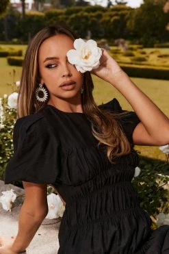 Backless Dresses HELLO MOLLY La Memoire Maxi Dress Black