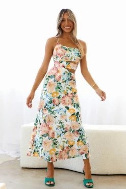 Hello Molly Petalled Heart Maxi Dress Floral