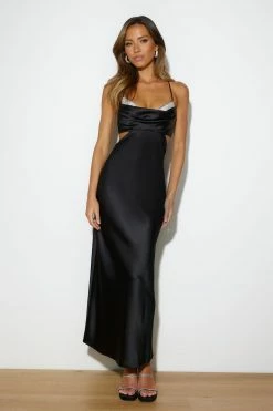 Hello Molly Formal Dresses Luxe Girl Entrance Maxi Dress Black