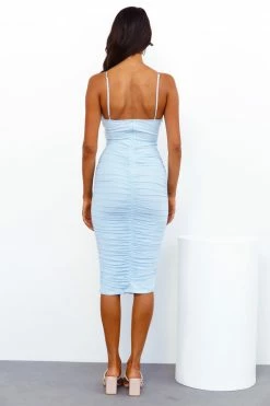 Hello Molly Day Dresses Wildin Midi Dress Blue