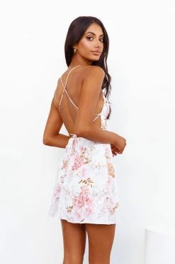 Hello Molly Backless Dresses Coralia Dress Floral