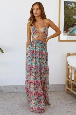 Floral Dresses HELLO MOLLY Free Flight Maxi Dress