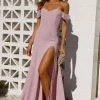 DEAR EMILIA Blushing Cinderella Maxi Dress Lilac