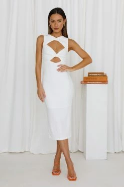 Hello Molly Sweet Dahlia Maxi Dress White