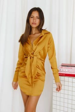 Hello Molly Day Dresses Roses Are For You Dress Golden