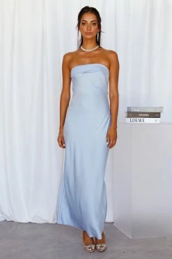 Hello Molly Coolness Calling Maxi Dress Blue Maxi Dresses