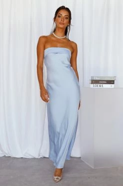 Hello Molly Coolness Calling Maxi Dress Blue Maxi Dresses