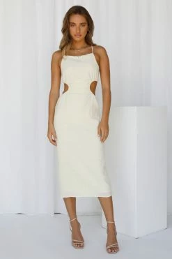 Hello Molly Skip To It Midi Dress Backless Dresses