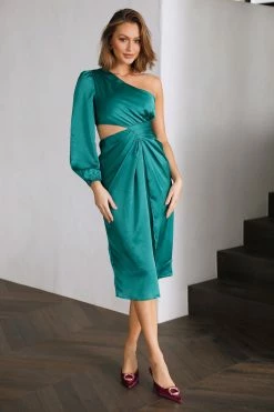 Hello Molly Lit Times Midi Dress Green