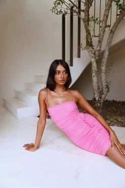 Hello Molly Homecoming Dresses Spillin The Tea Dress Pink