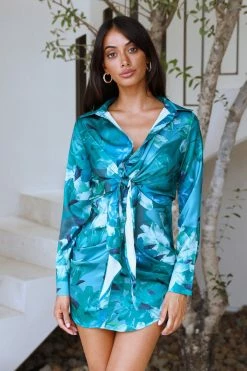 Hello Molly Day Dresses Entice You Dress Green