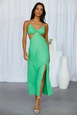 Budget ๐ Hello Molly Glowing Today Midi ๐ Dress Green ๐ 8 Hello Molly Glowing Today Midi Dress Green