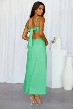 Budget ๐ Hello Molly Glowing Today Midi ๐ Dress Green ๐ 11 Hello Molly Glowing Today Midi Dress Green