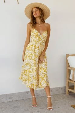 Hello Molly Floral Dresses Angel Hugs Midi Dress