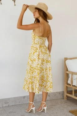 Hello Molly Floral Dresses Angel Hugs Midi Dress