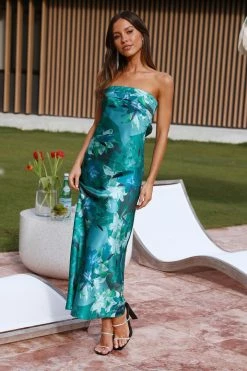 Hello Molly Day Dresses Beat Pumpin Maxi Dress Green