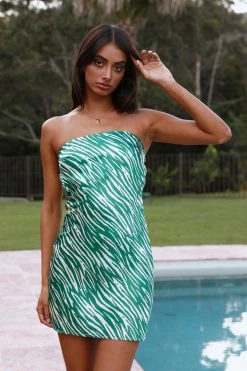 Hello Molly Fearless Horizons Dress Green