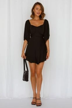 Hello Molly Fate Found Us Dress Black