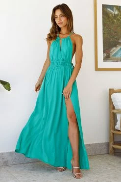 HELLO MOLLY Im So In Maxi Dress Green Maxi Dresses