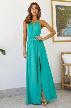 HELLO MOLLY Im So In Maxi Dress Green Maxi Dresses