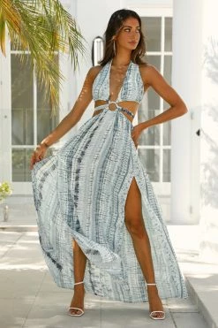 Hello Molly No Cares Maxi Dress Green