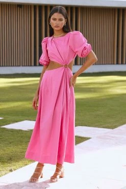 Hello Molly Cookie Jar Maxi Dress Pink