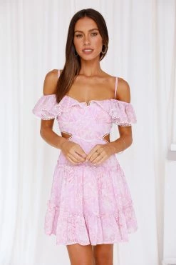 Hello Molly You Got My Number Dress Pink Day Dresses