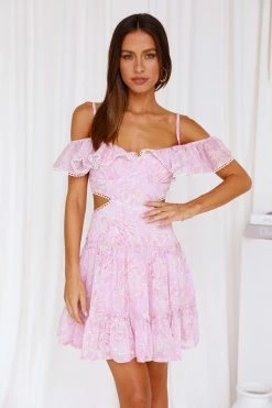 Hello Molly You Got My Number Dress Pink Day Dresses