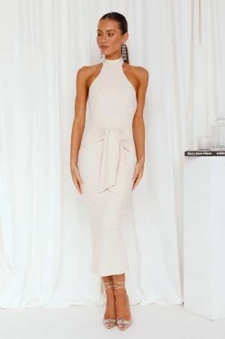 Hello Molly La La La Love Midi Dress Cream