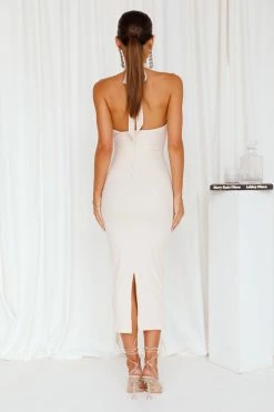 Best Pirce ⌛ Hello Molly La La La Love Midi 👗 Dress Cream ⌛ 7 Hello Molly La La La Love Midi Dress Cream