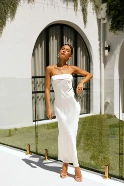 Hello Molly Coolness Calling Maxi Dress White Maxi Dresses