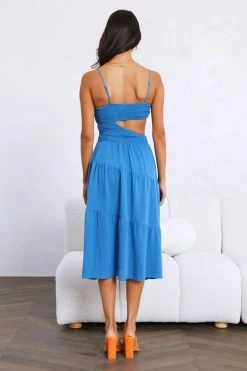 Wholesale โ๏ธ Hello Molly Get Lost In Your Eyes Midi ๐ Dress Blue Day ๐ Dresses โ๏ธ 11 Hello Molly Get Lost In Your Eyes Midi Dress Blue Day Dresses