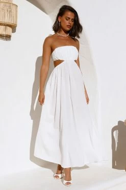 Hello Molly Day Dresses GORG Lover Midi Dress White