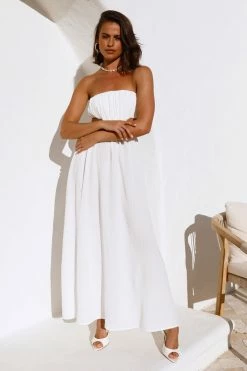 Hello Molly Day Dresses GORG Lover Midi Dress White