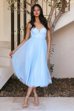 Hello Molly Day Dresses Fairytale World Midi Dress Blue