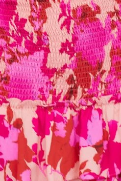 Hello Molly Floral Dresses Fiji Fever Dress Pink