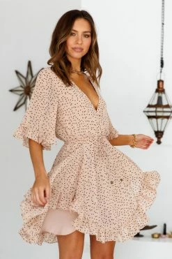 Hello Molly One Taught Me Love Dress Mocha