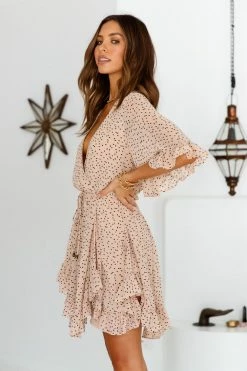 Best Pirce ๐คฉ Hello Molly One Taught Me Love ๐ Dress Mocha ๐ 12 Hello Molly One Taught Me Love Dress Mocha