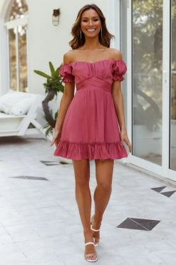 Hello Molly Formal Dresses Camera Shy Dress Rose