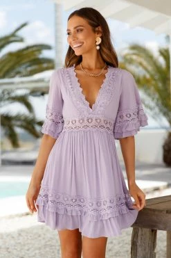 Hello Molly Go Forth Dress Lilac