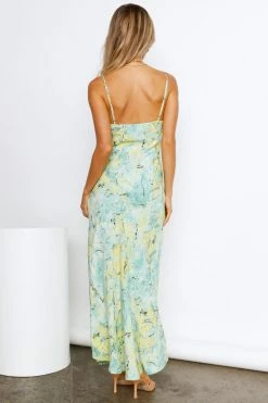 Hello Molly Maxi Dresses No Yesterday Maxi Dress Green