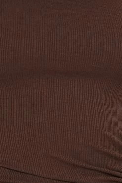 Hello Molly Its A Ruch Dress Chocolate