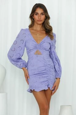 Hello Molly Good Aura Dress Lavender